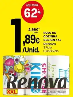 Intermarché Rolo de cozinha design xxl renova promoção