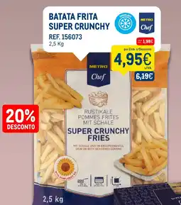 Makro Batata frita super crunchy promoção