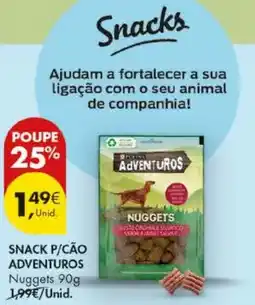 Pingo Doce Snack p/cão adventuros nuggets promoção