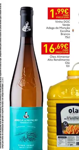Recheio Vinho DOC Verde Adega de Monção Escolha Branco promoção