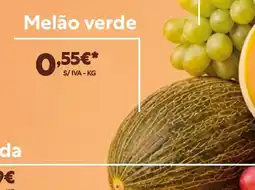 Recheio Melão verde promoção