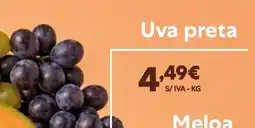 Recheio Uva preta promoção