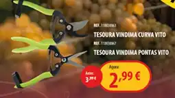 CAMPOCHEIO Tesoura vindima curva vito promoção