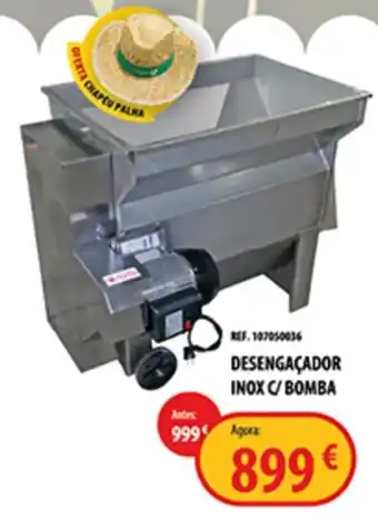 Desengajador inox c/ bomba