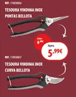 CAMPOCHEIO Tesoura vindima inox pontas bellota promoção