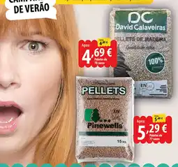 CAMPOCHEIO pellets de madeira david calaveiras promoção