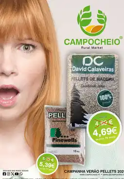 CAMPOCHEIO pellets de madeira david calaveiras promoção