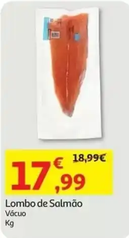 Auchan Lombo de Salmão Vácuo promoção