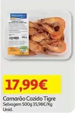 Auchan Camarão Cozido Tigre promoção