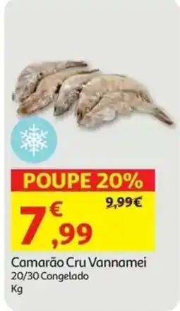 Auchan Camarão Cru Vannamei promoção