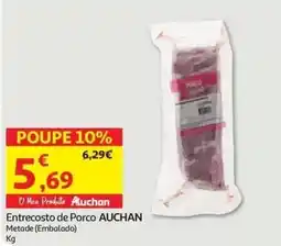 Auchan Entrecosto de Porco Auchan promoção
