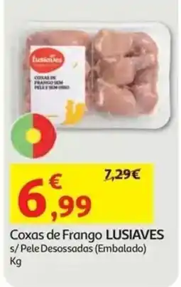Auchan Coxas de Frango LusiaVes s/ Pele Desossadas promoção