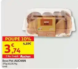 Auchan Broa Mel Auchan promoção
