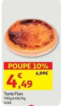 Auchan Tarte Flan promoção