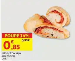 Auchan Pão c/ Chouriço promoção