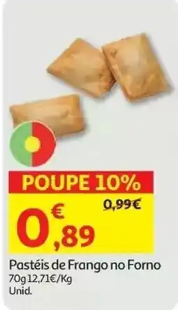 Auchan Pastéis de Frango no Forno promoção