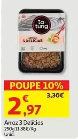 Auchan Arroz 3 Delícias promoção