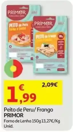 Auchan Peito de Peru/ Frango Primor promoção