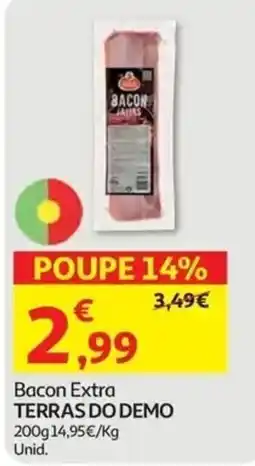 Auchan Bacon Extra Terras Do Demo promoção