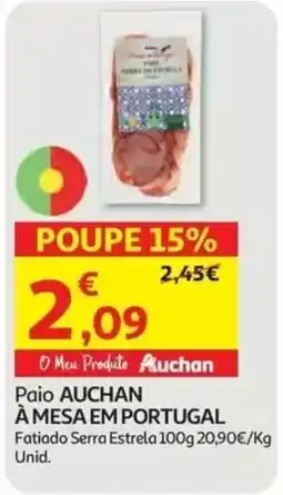 Auchan Paio Auchan promoção