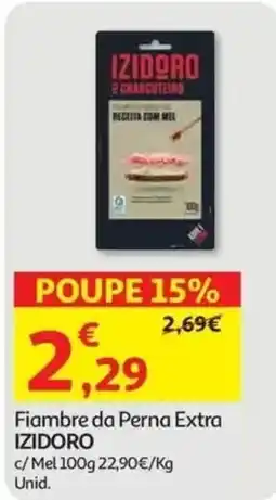 Auchan Fiambre da Perna Extra Izidoro promoção
