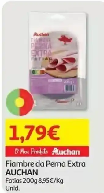 Auchan Fiambre da Perna Extra Auchan promoção