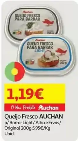 Auchan Queijo Fresco Auchan promoção