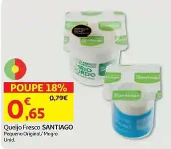 Auchan Queijo fresco santiago promoção