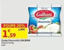 Auchan Queijo Mozzarella Galbani promoção