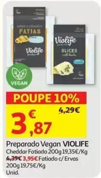 Auchan Preparado Vegan VIOLIFE promoção