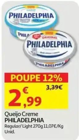 Auchan Queijo Creme Philadelphia promoção