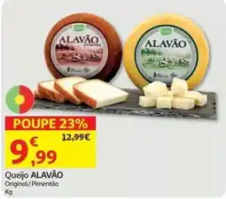 Auchan Queijo ALAVÃO Original/Pimentão promoção