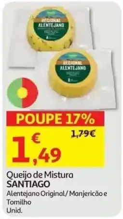 Auchan Queijo de Mistura Santiago promoção