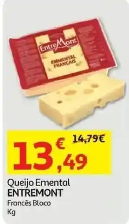 Auchan Queijo Emental ENTREMONT promoção