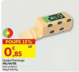 Auchan Queijo Flamengo Milhafre promoção