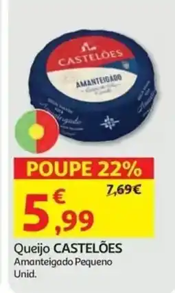 Auchan Queijo castelões amanteigado pequeno promoção