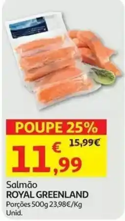 Auchan Salmão royal greenland promoção