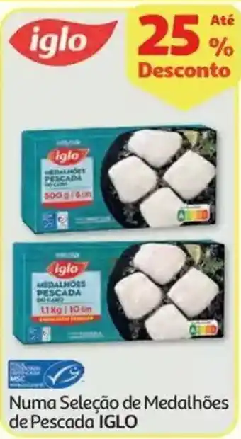 Auchan Medalhões de Pescada IGLO promoção