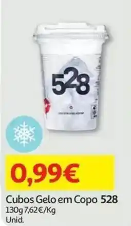 Auchan Cubos Gelo em Copo 528 promoção