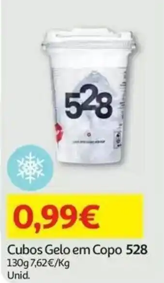 Auchan Cubos Gelo em Copo 528 promoção