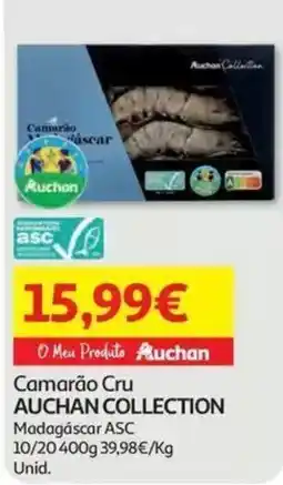 Auchan Camarão cru auchan collection promoção