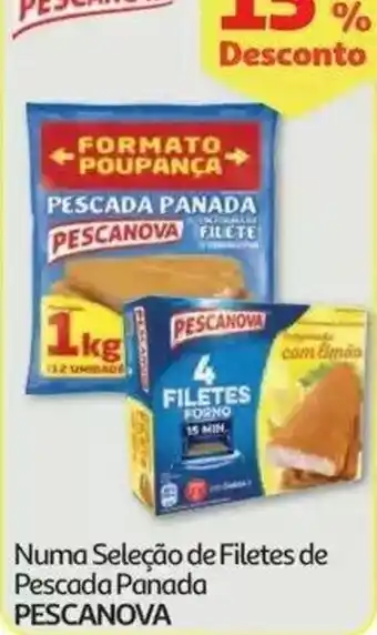 Auchan Filetes de Pescada Panada Pescanova promoção