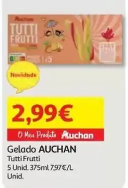Auchan Gelado auchan tutti frutti promoção
