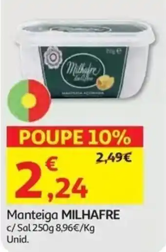 Auchan Manteiga milhafre promoção