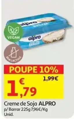 Auchan Creme de Soja ALPRO promoção