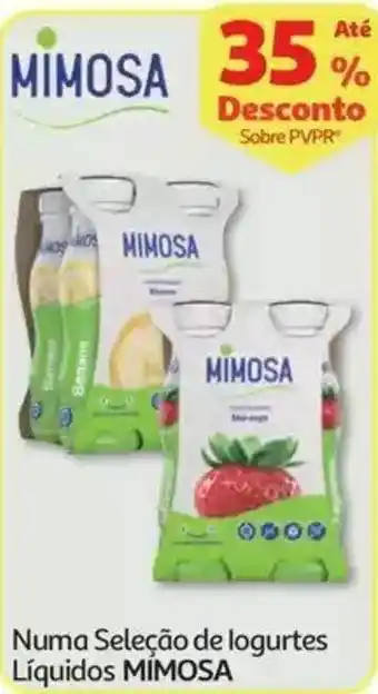 Auchan logurtes líquidos mimosa promoção