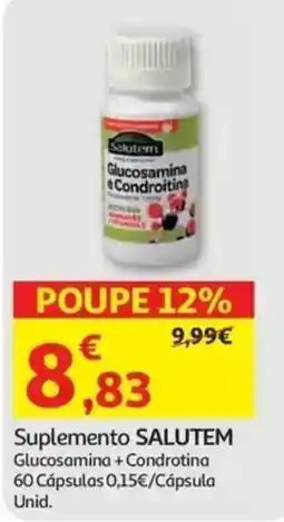Auchan Suplemento salutem glucosamina + condrotina promoção