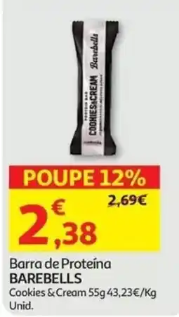 Auchan Barra de Proteína Barebells promoção