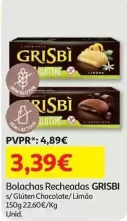 Auchan Bolachas Recheadas Grisbi promoção