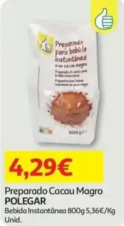 Auchan Preparado Cacau Magro POLEGAR promoção
